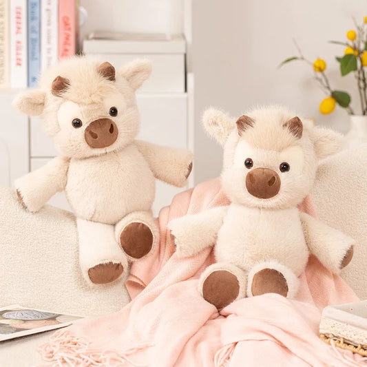 Kawaii Highland Cattle Plush Toy 45cm